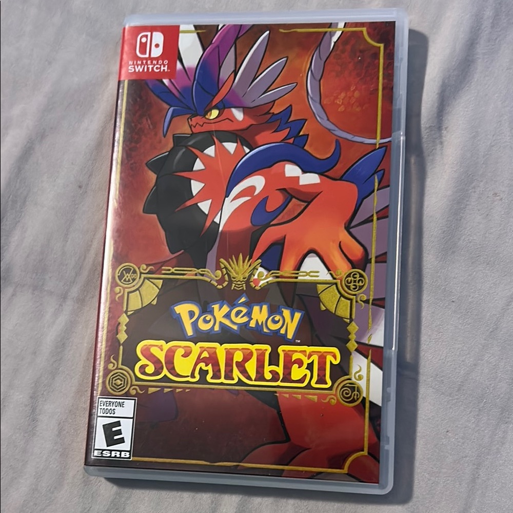 Nintendo Switch Pokémon Scarlet Game - Red Cover